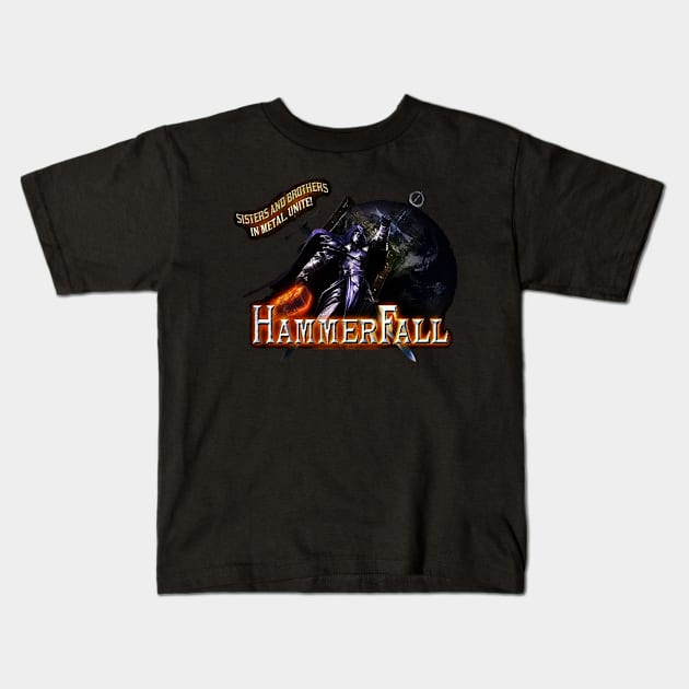 hammer falll banddd Kids T-Shirt by The Skull Reserve Design.Official